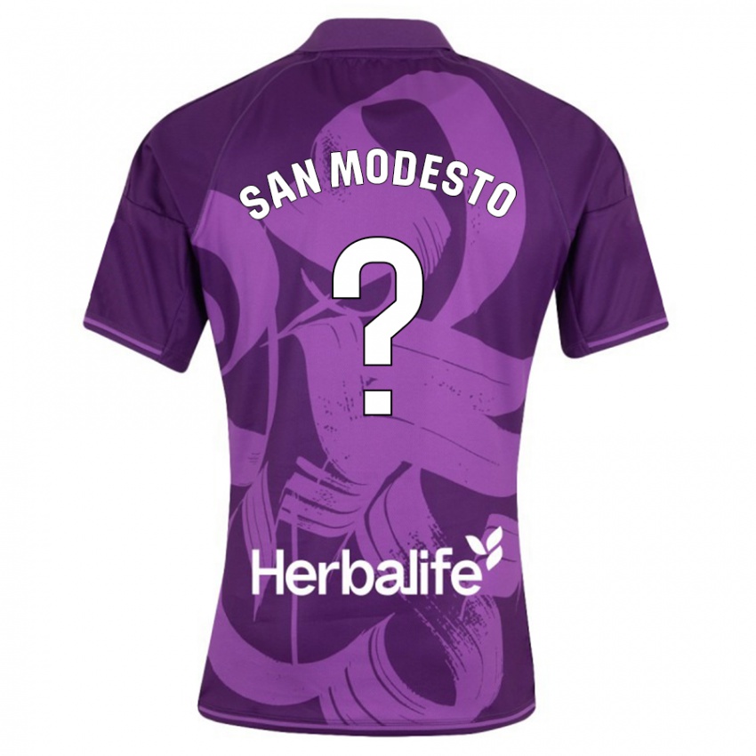 Dames Hugo San Modesto #0 Viooltje Uitshirt Uittenue 2023/24 T-Shirt België