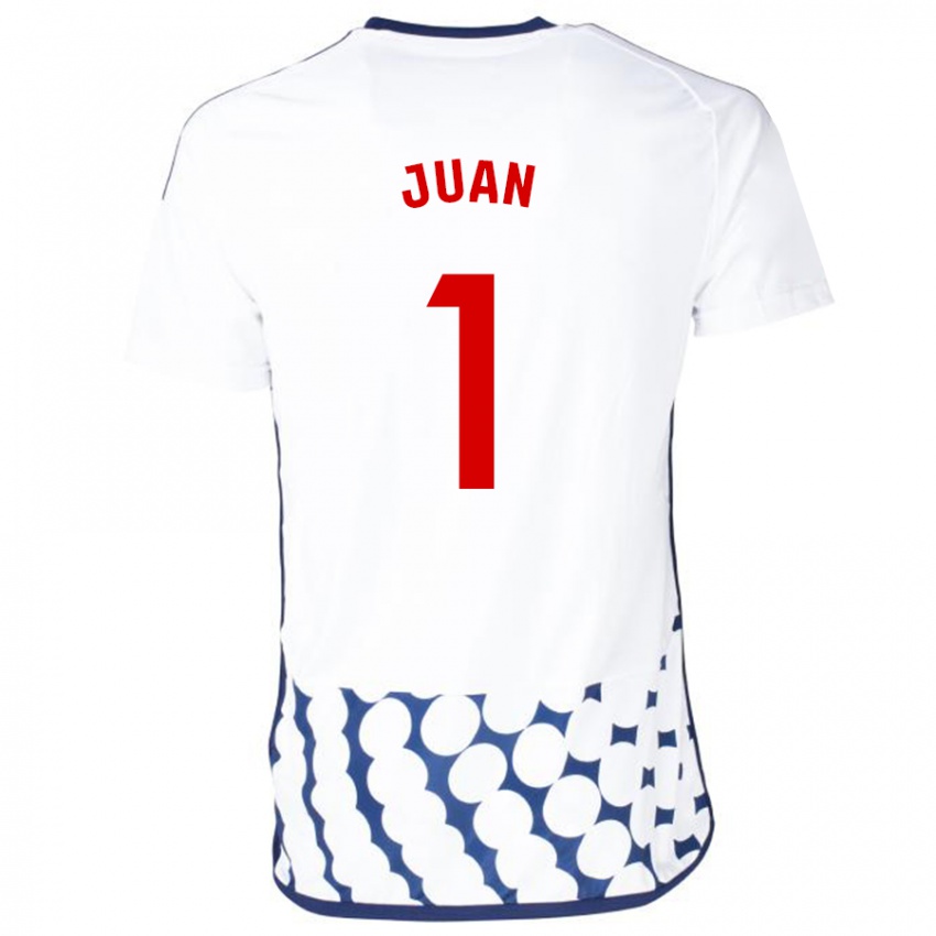 Dames Ramón Juan #1 Wit Uitshirt Uittenue 2023/24 T-Shirt België