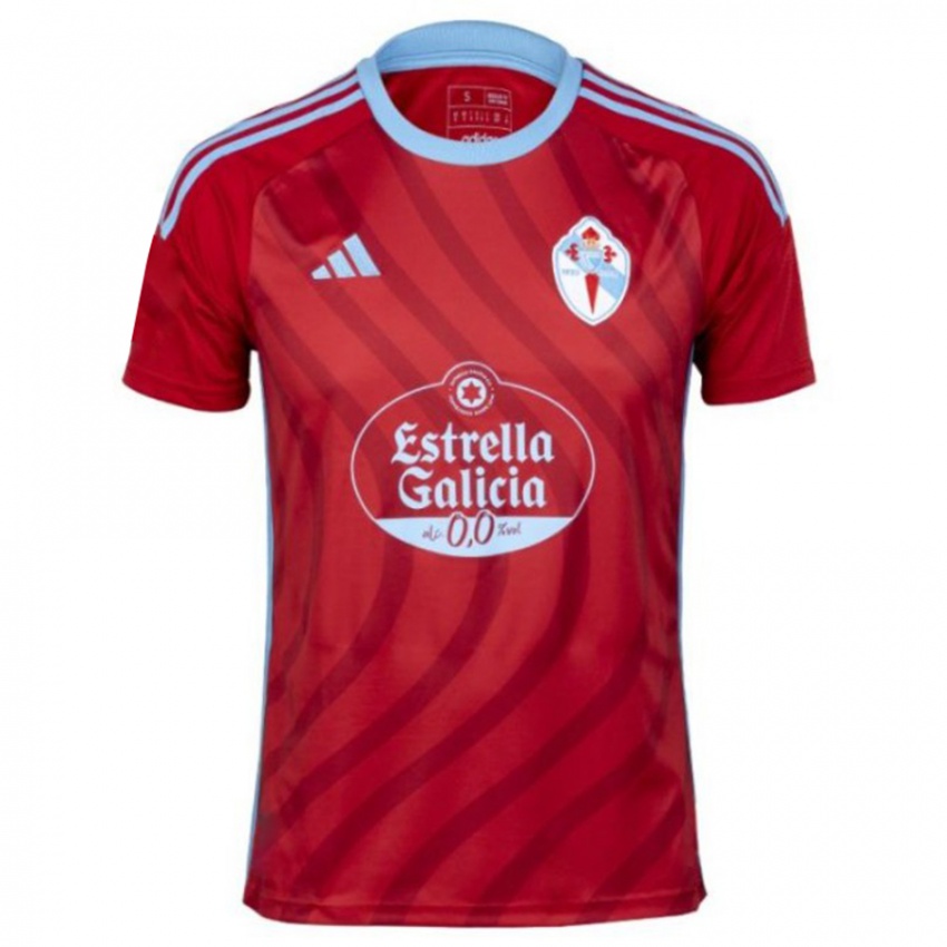 Damen Óscar Marcos #0 Rot Auswärtstrikot Trikot 2023/24 T-Shirt Belgien