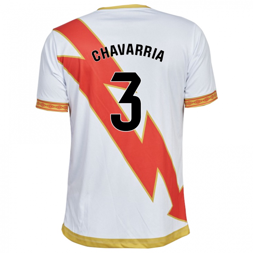 Kinderen Pep Chavarría #3 Wit Thuisshirt Thuistenue 2023/24 T-Shirt België