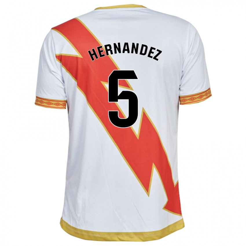 Kinderen Aridane Hernández #5 Wit Thuisshirt Thuistenue 2023/24 T-Shirt België