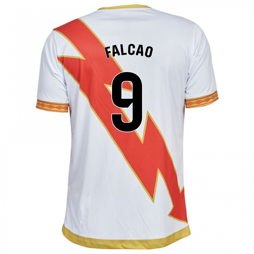 Kinderen Radamel Falcao #9 Wit Thuisshirt Thuistenue 2023/24 T-Shirt België