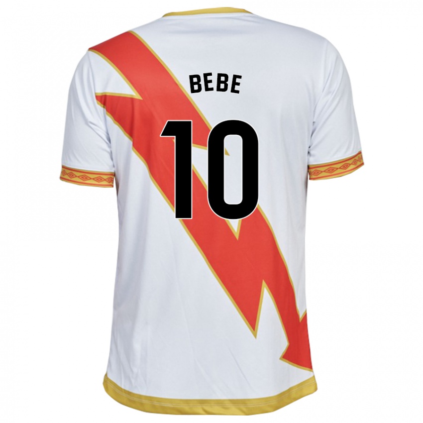 Kinderen Bebé #10 Wit Thuisshirt Thuistenue 2023/24 T-Shirt België