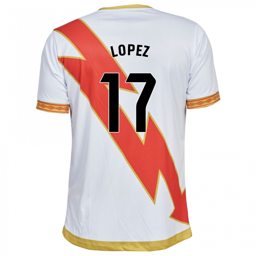 Kinderen Unai López #17 Wit Thuisshirt Thuistenue 2023/24 T-Shirt België