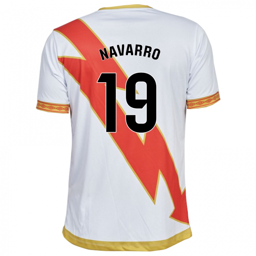 Kinderen Manu Navarro #19 Wit Thuisshirt Thuistenue 2023/24 T-Shirt België