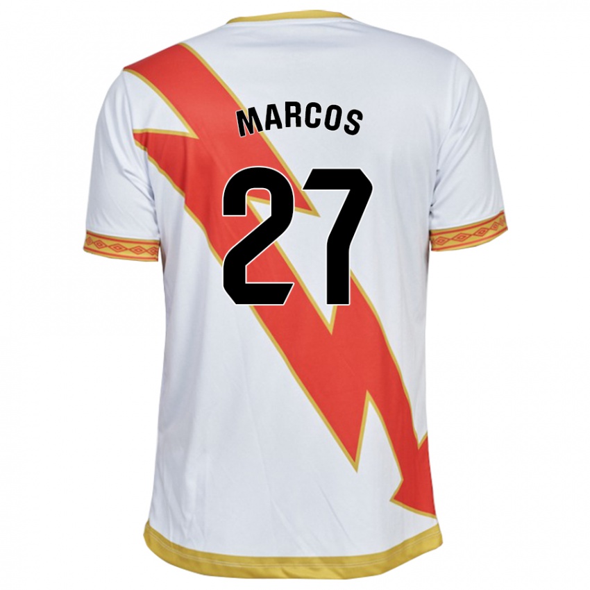 Kinderen Álvaro Marcos #27 Wit Thuisshirt Thuistenue 2023/24 T-Shirt België