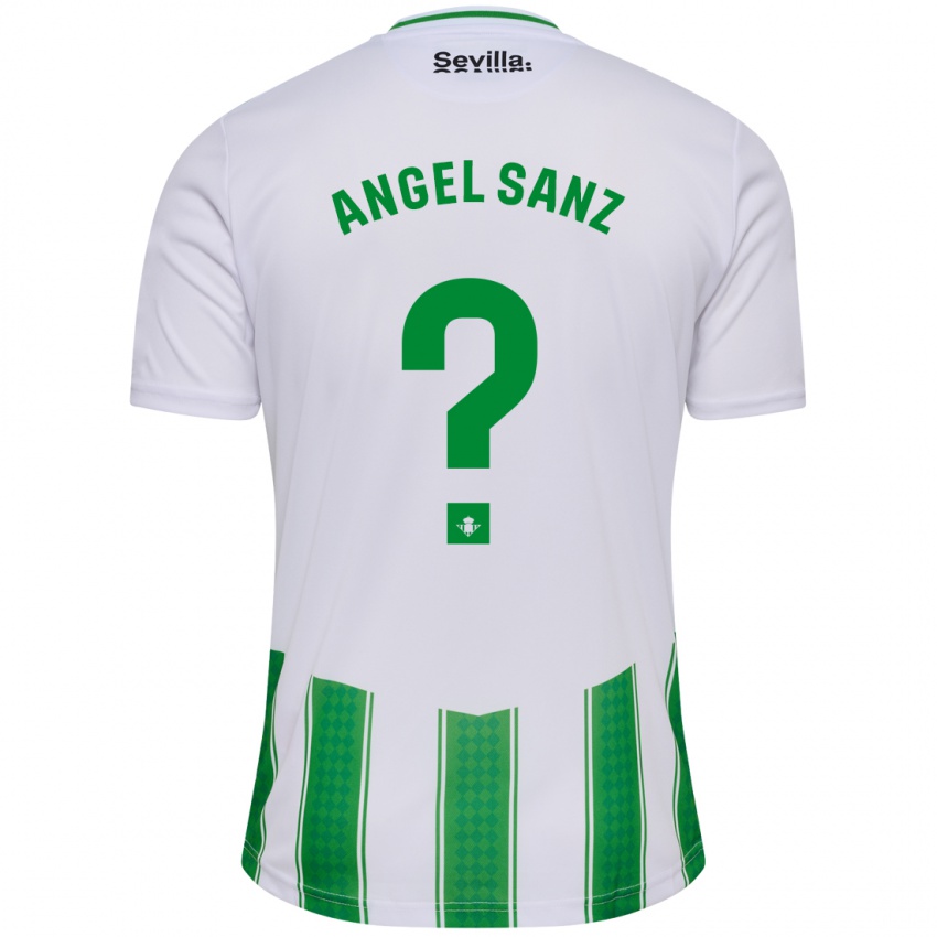 Kinderen Miguel Ángel Sanz #0 Wit Thuisshirt Thuistenue 2023/24 T-Shirt België