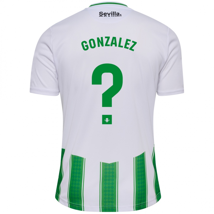Enfant Maillot David González #7 Blanc Tenues Domicile 2023/24 T-Shirt Belgique