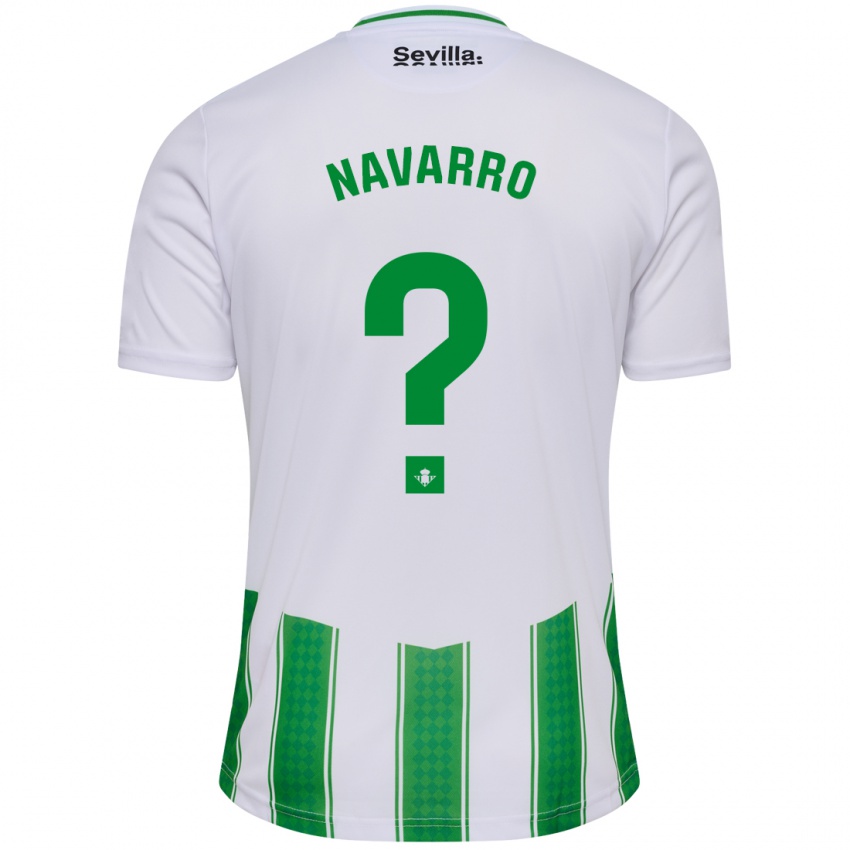 Kinderen Mario Navarro #0 Wit Thuisshirt Thuistenue 2023/24 T-Shirt België