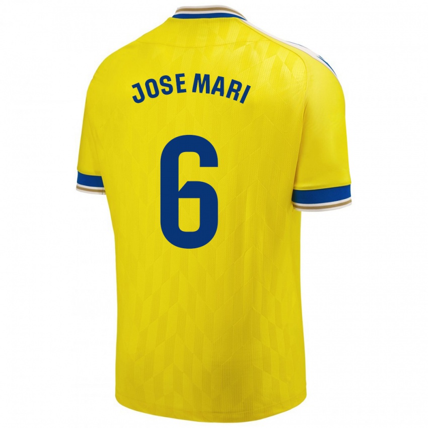 Kinderen José Mari #6 Geel Thuisshirt Thuistenue 2023/24 T-Shirt België