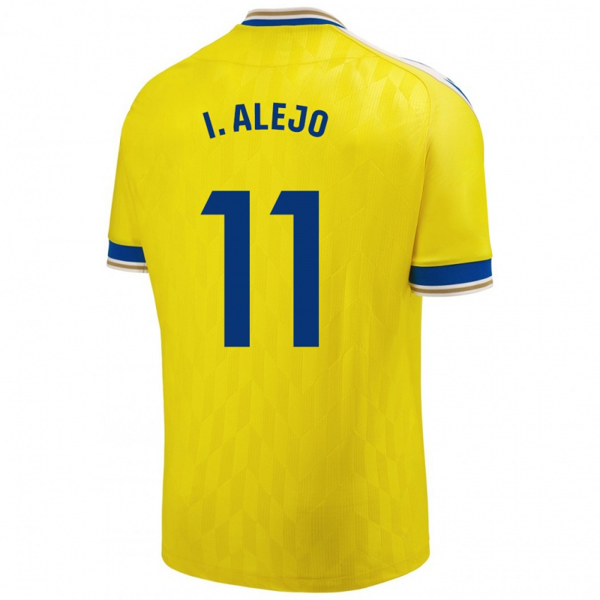 Kinderen Iván Alejo #11 Geel Thuisshirt Thuistenue 2023/24 T-Shirt België