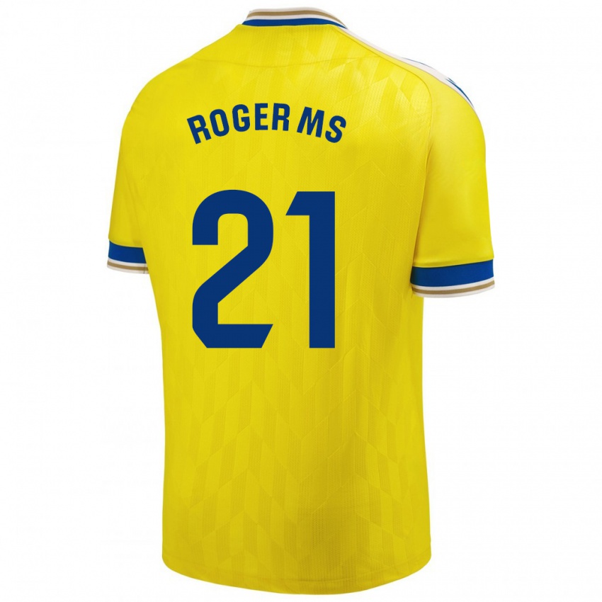 Kinderen Roger Martí #21 Geel Thuisshirt Thuistenue 2023/24 T-Shirt België