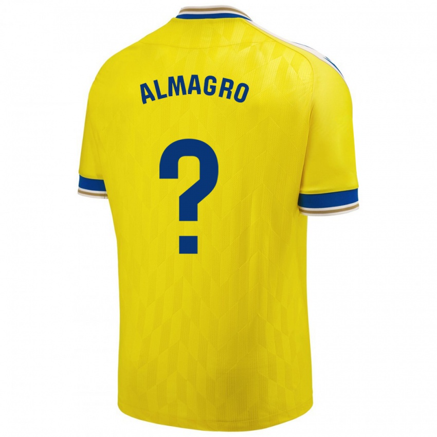 Kinderen Samu Almagro #0 Geel Thuisshirt Thuistenue 2023/24 T-Shirt België