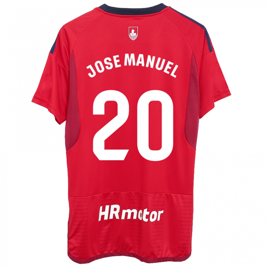 Kinderen José Manuel Arnáiz #20 Rood Thuisshirt Thuistenue 2023/24 T-Shirt België