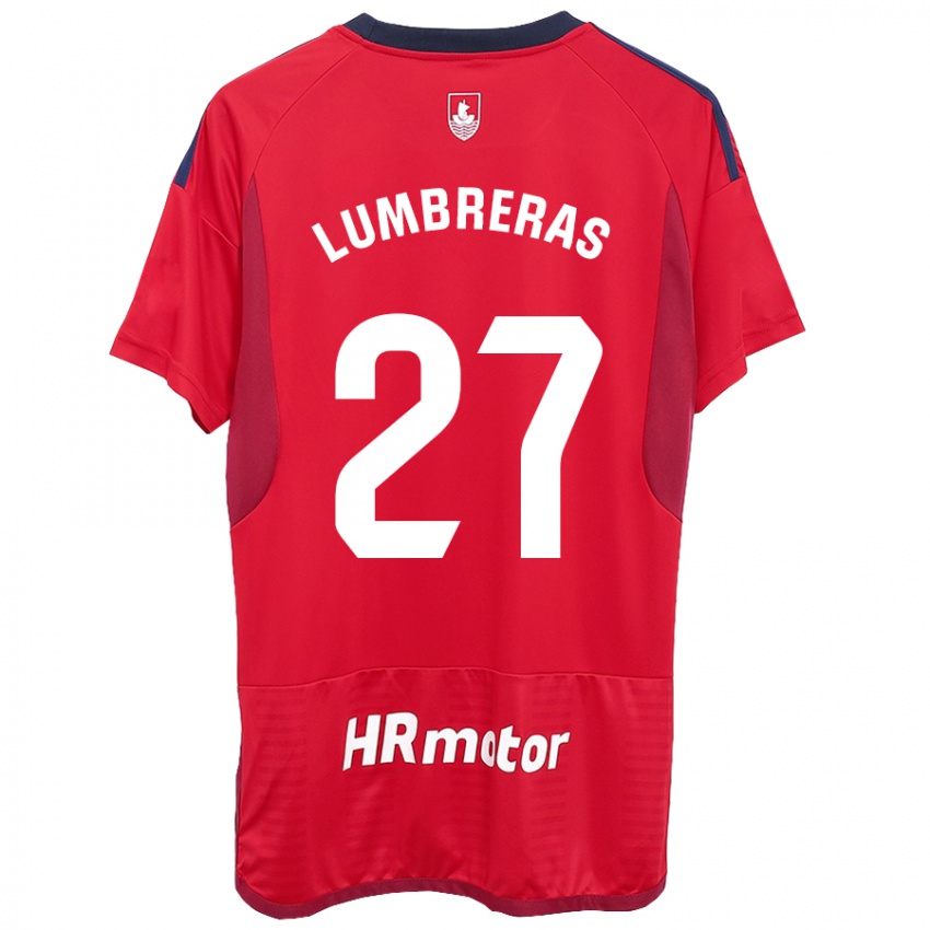 Kinderen Carlos Lumbreras #27 Rood Thuisshirt Thuistenue 2023/24 T-Shirt België