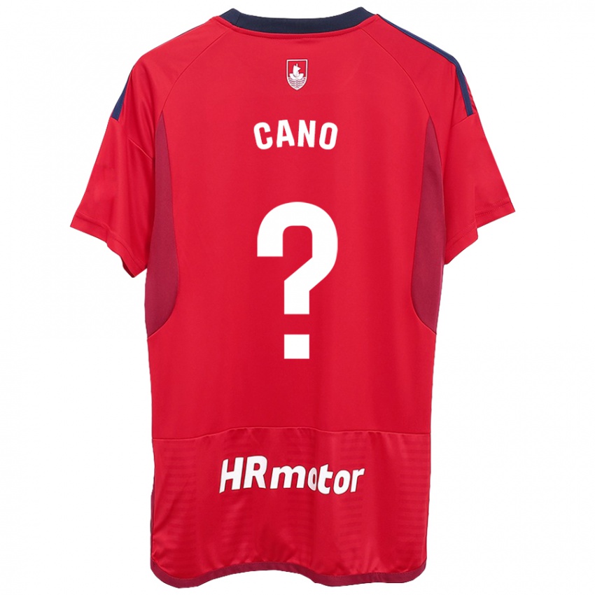 Kinderen Javi Caño #0 Rood Thuisshirt Thuistenue 2023/24 T-Shirt België