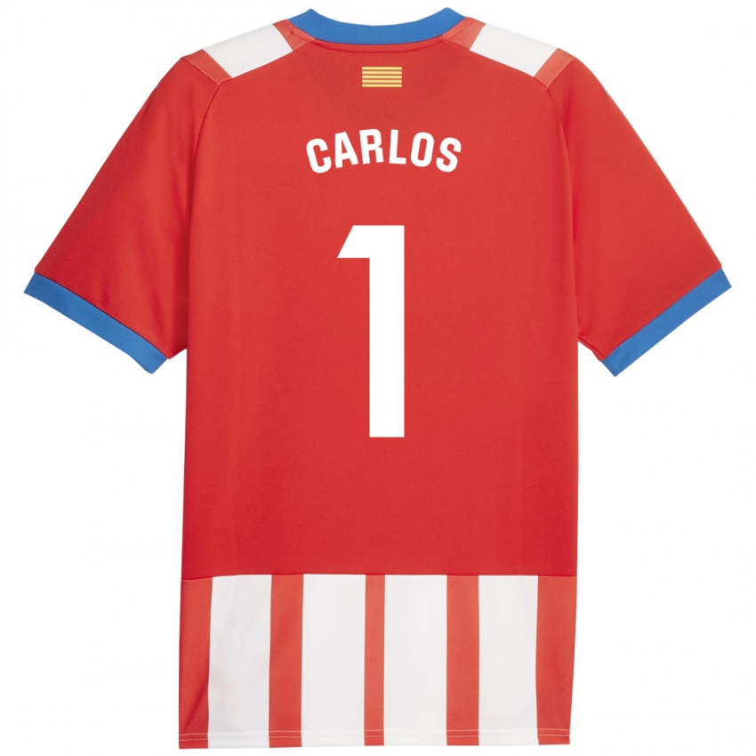 Kinderen Juan Carlos #1 Rood Wit Thuisshirt Thuistenue 2023/24 T-Shirt België