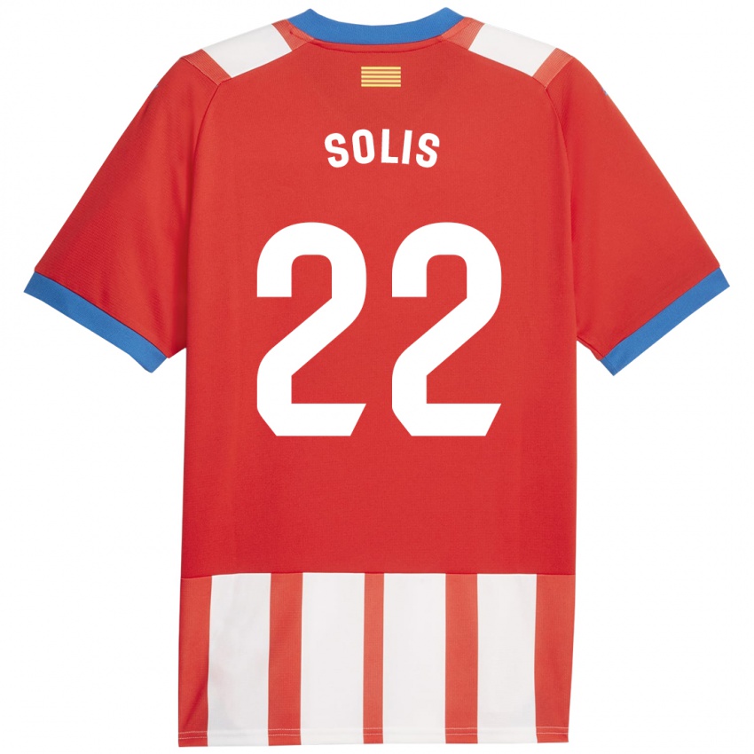 Kinderen Jhon Solís #22 Rood Wit Thuisshirt Thuistenue 2023/24 T-Shirt België