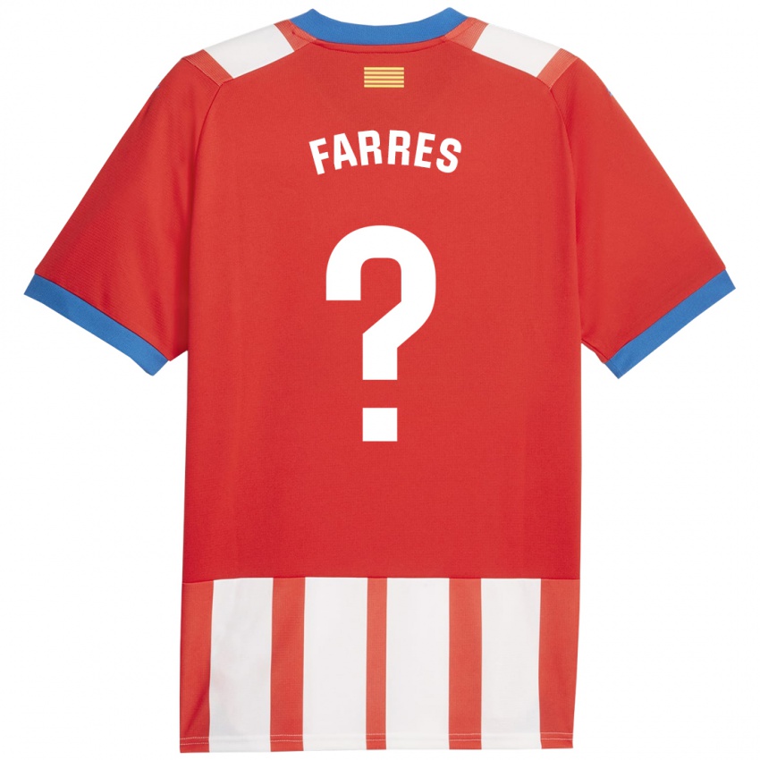 Kinderen Biel Farrés #0 Rood Wit Thuisshirt Thuistenue 2023/24 T-Shirt België