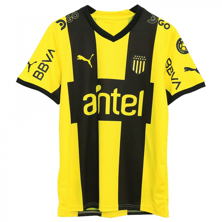 Kinderen Abel Hernández #23 Geel Zwart Thuisshirt Thuistenue 2023/24 T-Shirt België