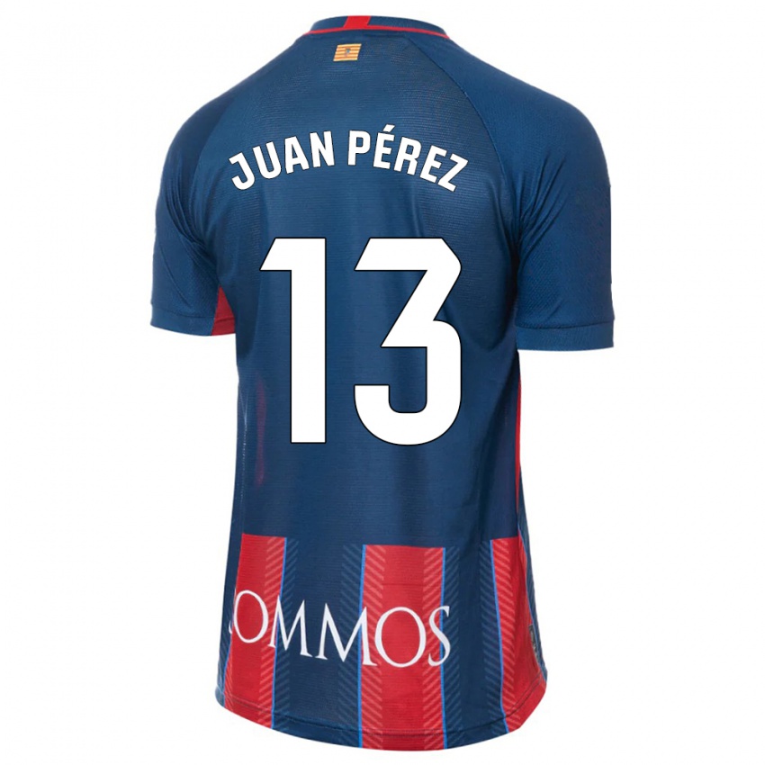 Kinderen Juan Pérez #13 Marine Thuisshirt Thuistenue 2023/24 T-Shirt België