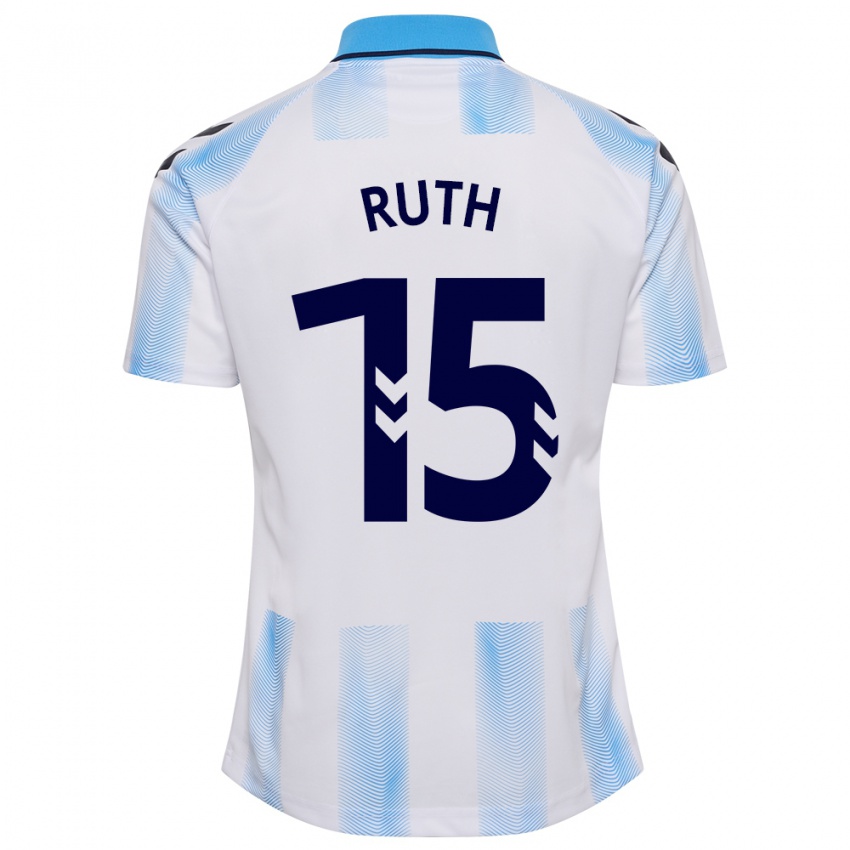 Kinderen Ruth #15 Wit Blauw Thuisshirt Thuistenue 2023/24 T-Shirt België