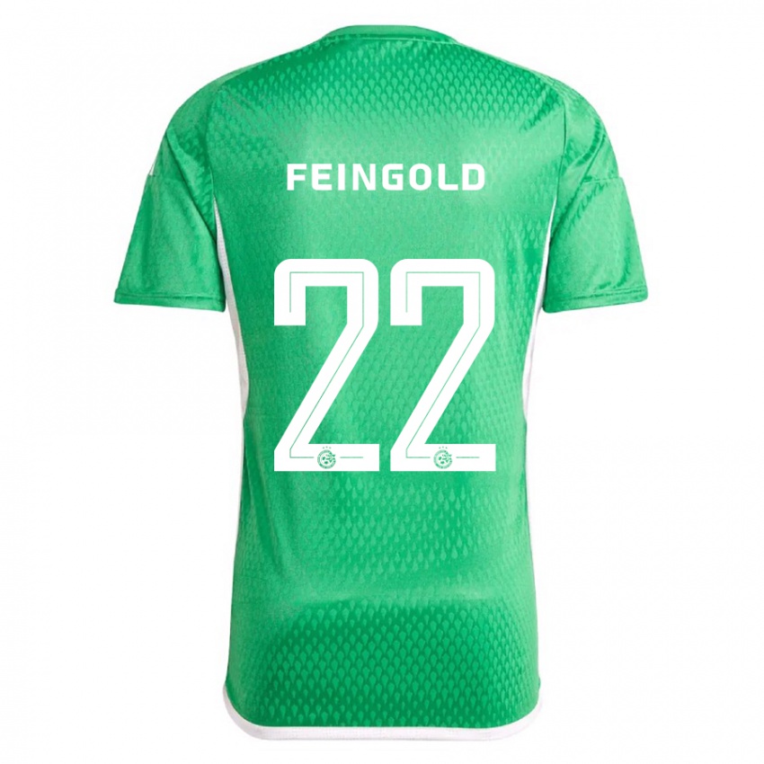 Kinderen Ilay Feingold #22 Wit Blauw Thuisshirt Thuistenue 2023/24 T-Shirt België