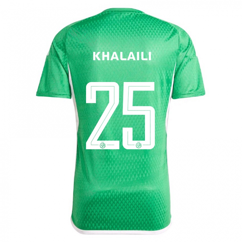 Kinderen Anan Khalaili #25 Wit Blauw Thuisshirt Thuistenue 2023/24 T-Shirt België