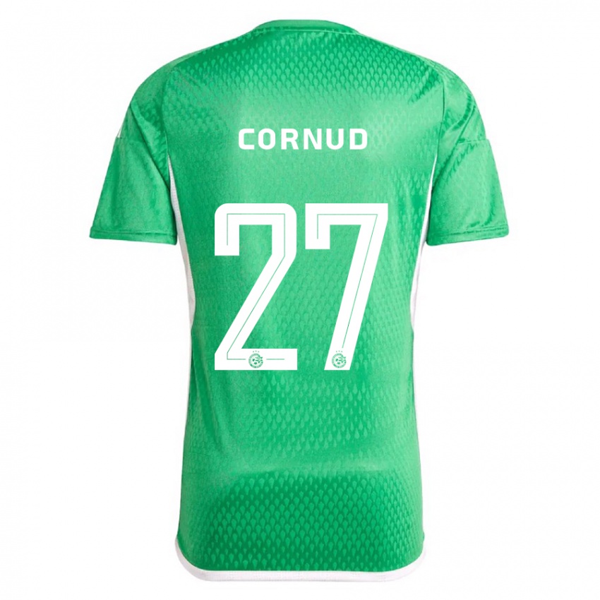 Kinderen Pierre Cornud #27 Wit Blauw Thuisshirt Thuistenue 2023/24 T-Shirt België