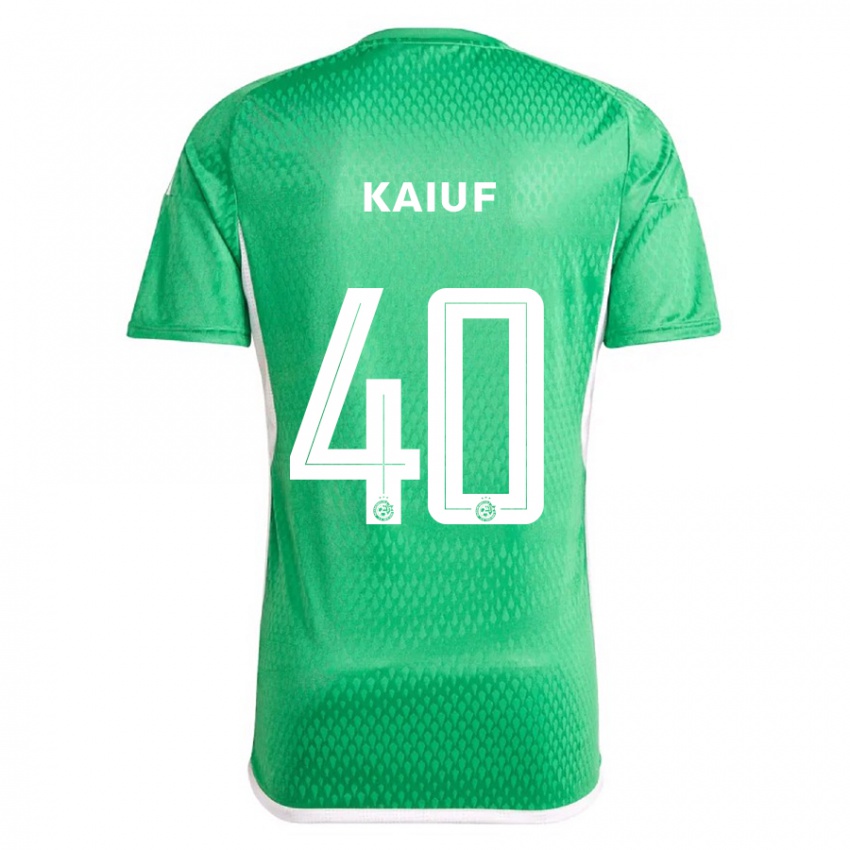 Kinderen Sharif Kaiuf #40 Wit Blauw Thuisshirt Thuistenue 2023/24 T-Shirt België