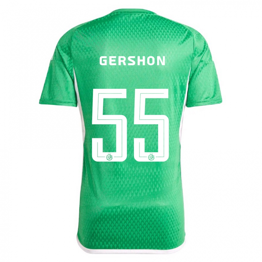 Kinderen Rami Gershon #55 Wit Blauw Thuisshirt Thuistenue 2023/24 T-Shirt België