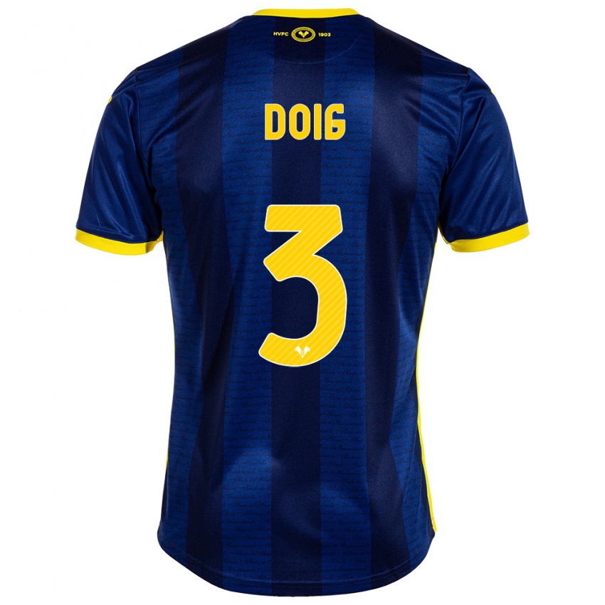 Kinderen Josh Doig #3 Marine Thuisshirt Thuistenue 2023/24 T-Shirt België