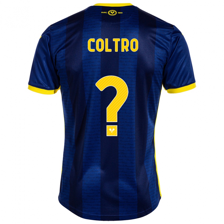 Kinderen Christian Coltro #0 Marine Thuisshirt Thuistenue 2023/24 T-Shirt België