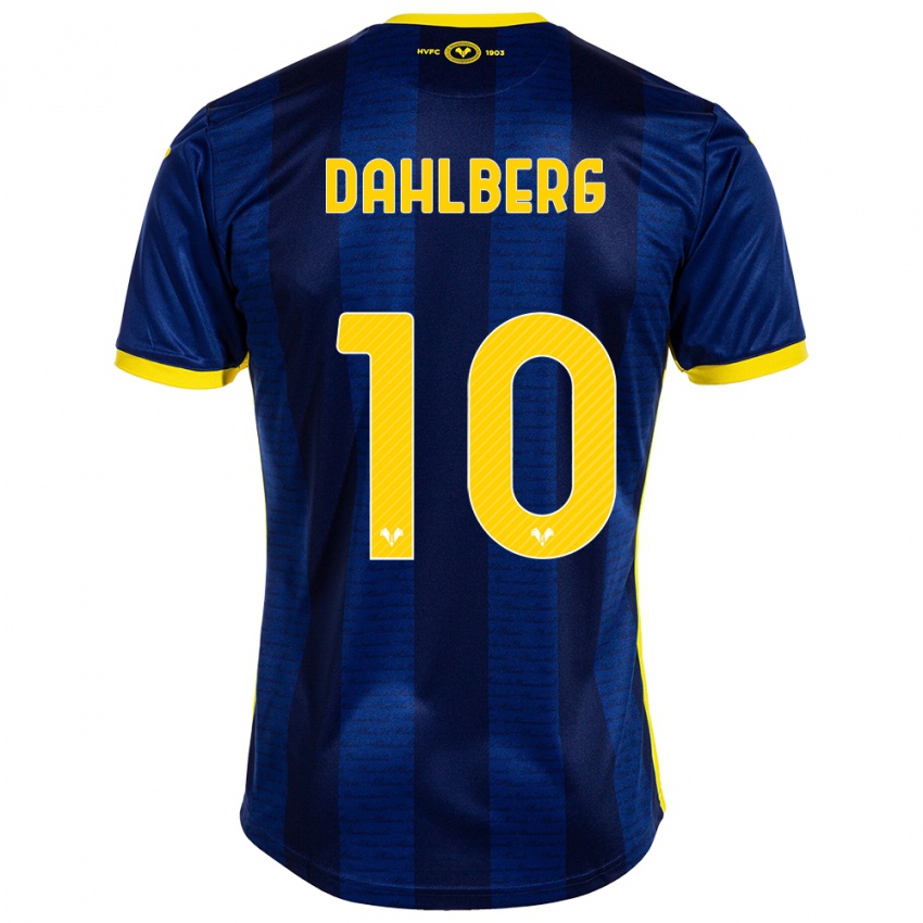 Kinderen Jonna Dahlberg #10 Marine Thuisshirt Thuistenue 2023/24 T-Shirt België