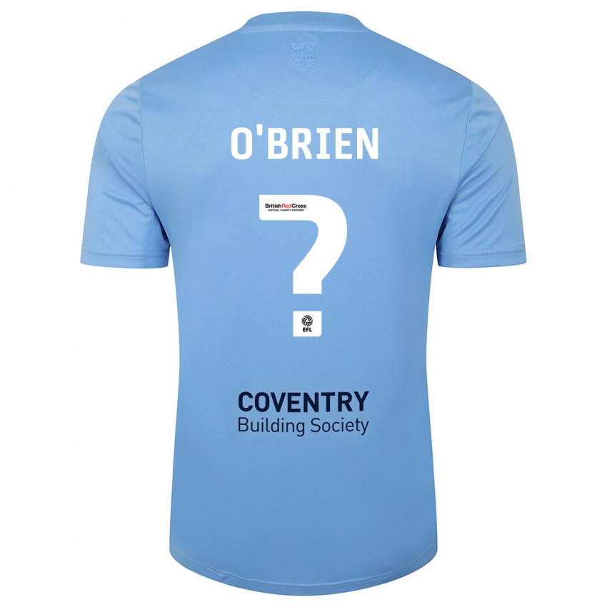 Kinderen Fionn O'brien #0 Hemelsblauw Thuisshirt Thuistenue 2023/24 T-Shirt België