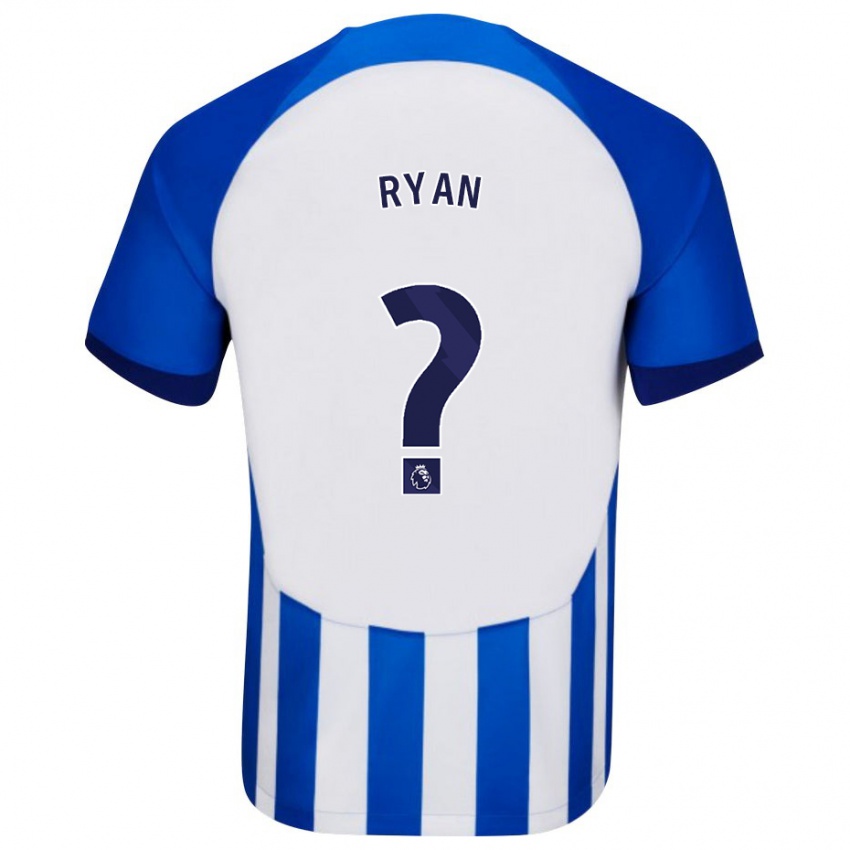 Kinderen Kain Ryan #0 Blauw Thuisshirt Thuistenue 2023/24 T-Shirt België