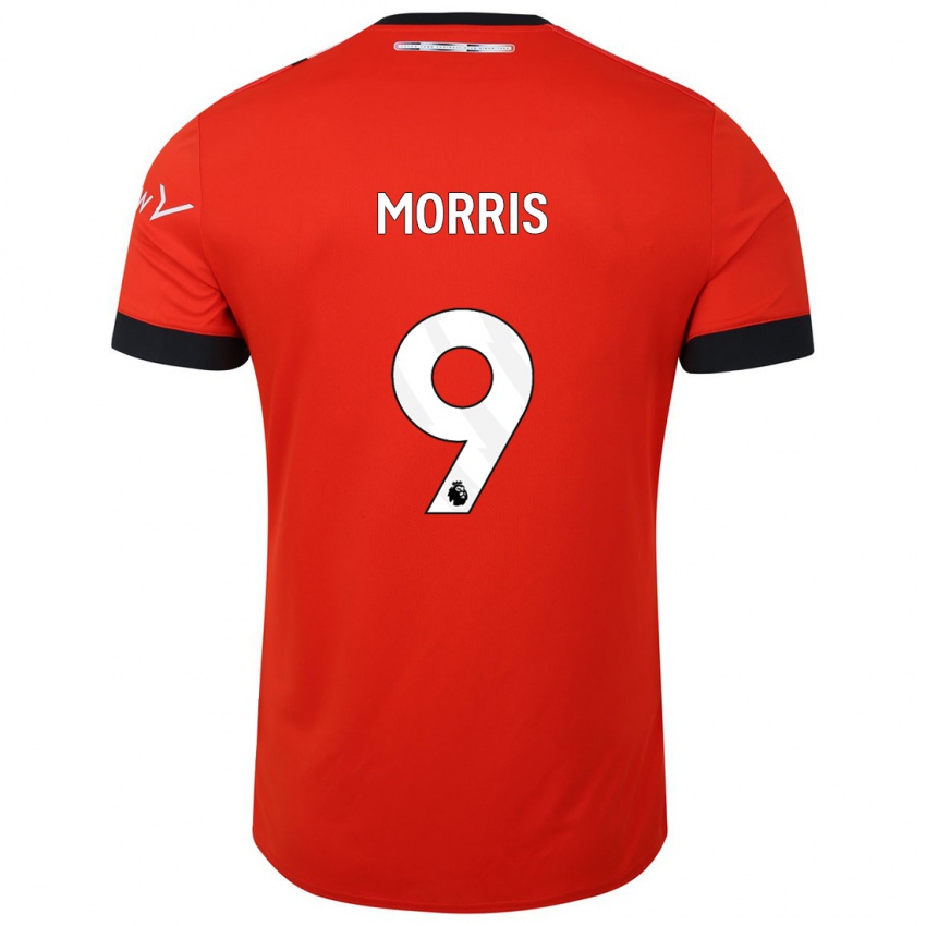 Kinderen Carlton Morris #9 Rood Thuisshirt Thuistenue 2023/24 T-Shirt België