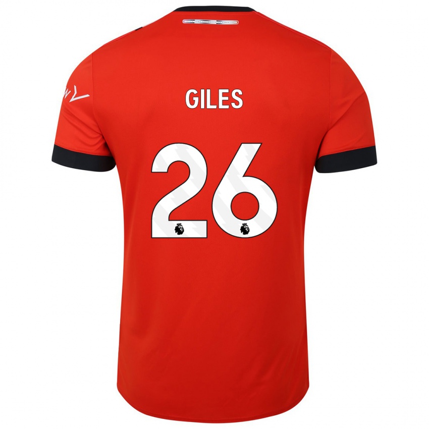 Kinderen Ryan Giles #26 Rood Thuisshirt Thuistenue 2023/24 T-Shirt België