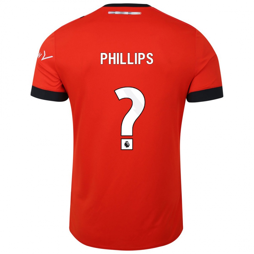Kinderen Josh Phillips #0 Rood Thuisshirt Thuistenue 2023/24 T-Shirt België