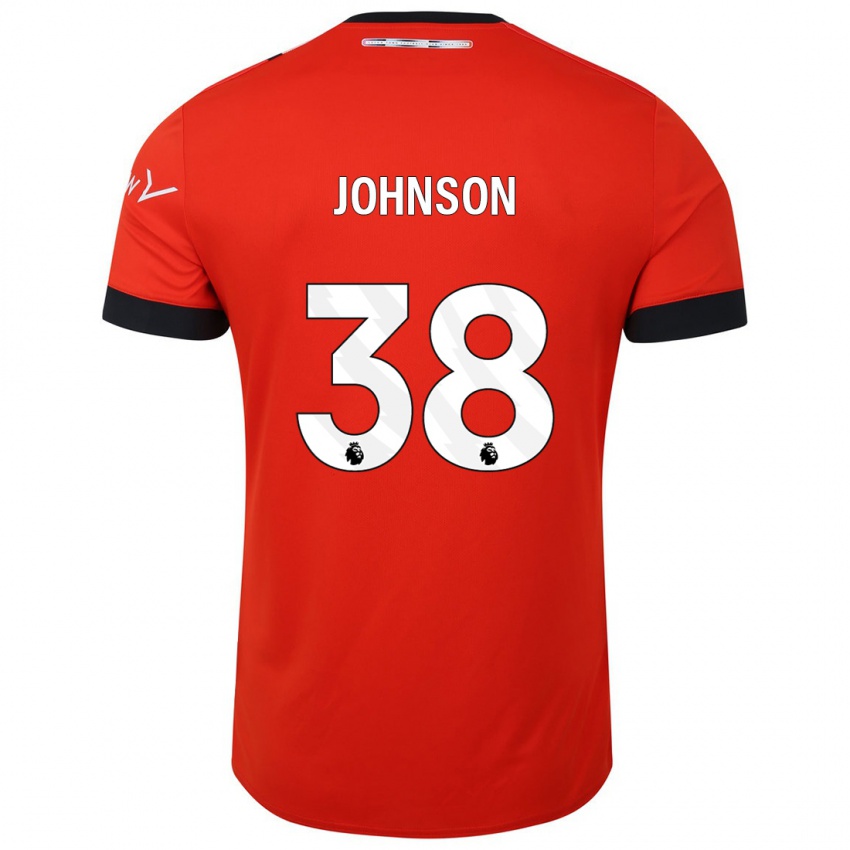 Kinderen Joe Johnson #38 Rood Thuisshirt Thuistenue 2023/24 T-Shirt België