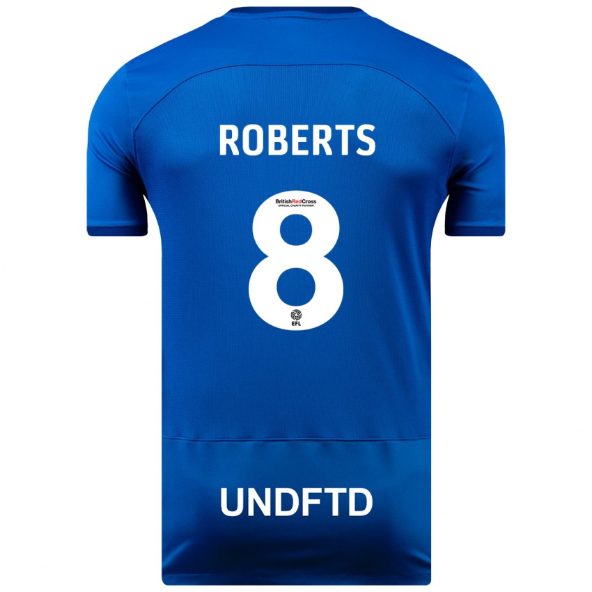 Kinderen Tyler Roberts #8 Blauw Thuisshirt Thuistenue 2023/24 T-Shirt België
