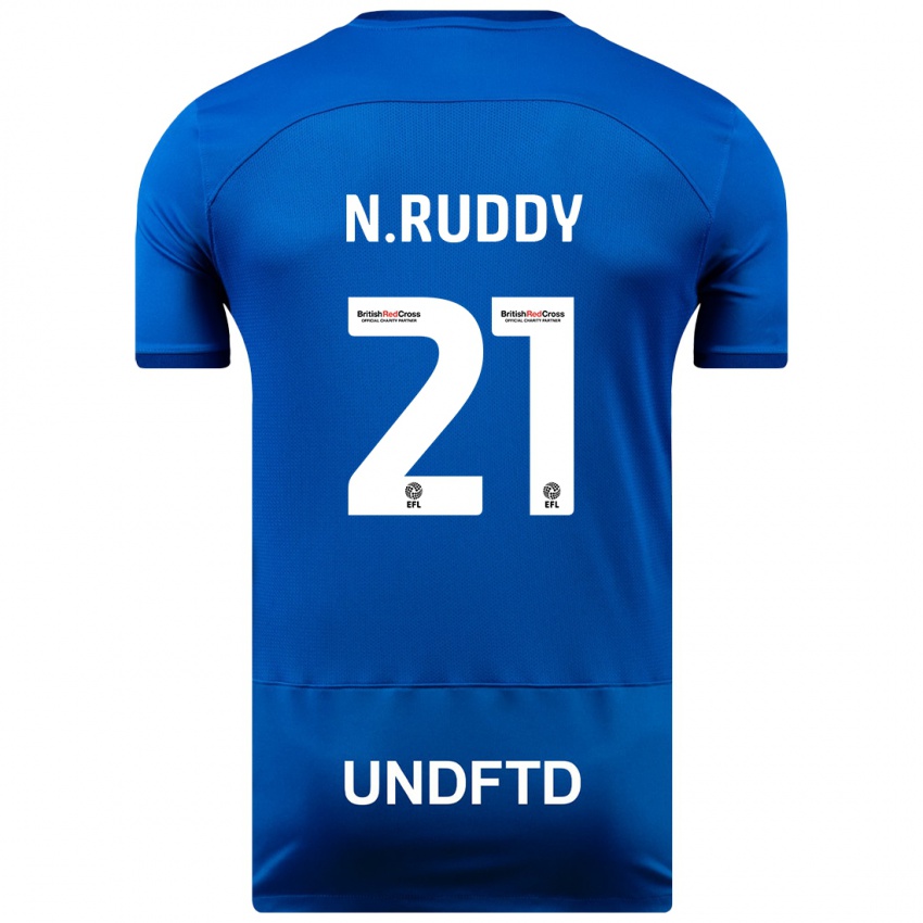 Kinderen John Ruddy #21 Blauw Thuisshirt Thuistenue 2023/24 T-Shirt België