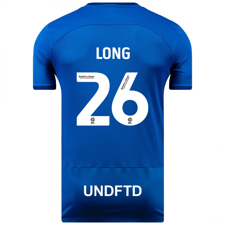 Kinderen Kevin Long #26 Blauw Thuisshirt Thuistenue 2023/24 T-Shirt België