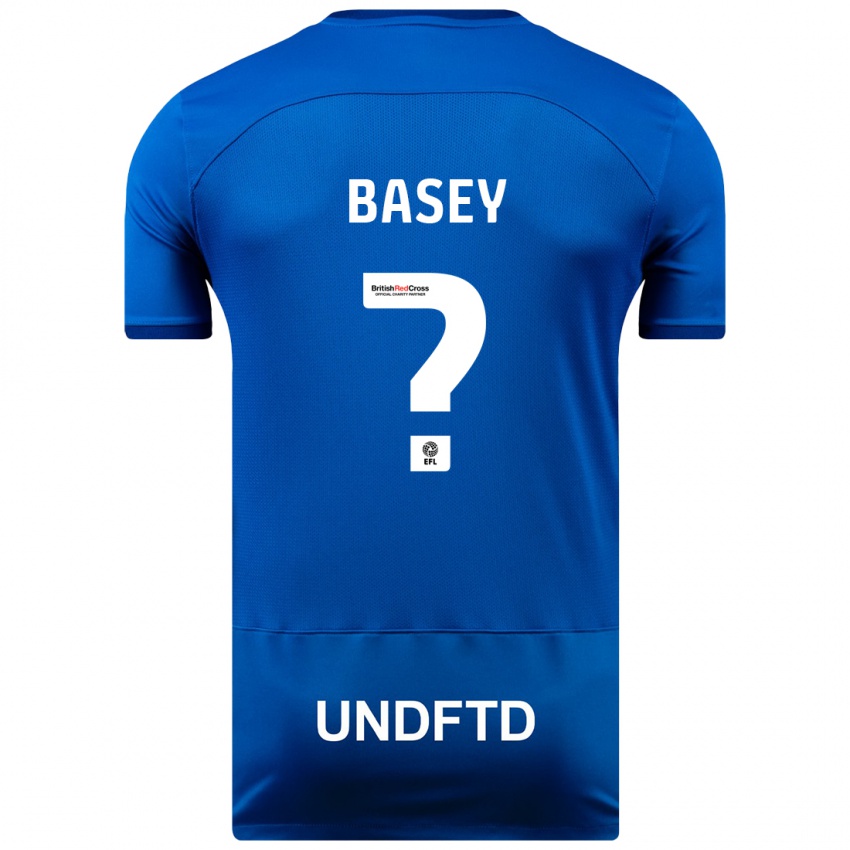 Kinderen Oliver Basey #0 Blauw Thuisshirt Thuistenue 2023/24 T-Shirt België