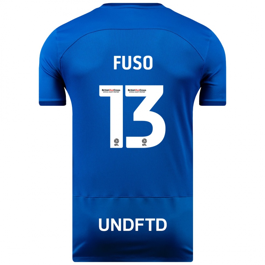 Kinderen Ivana Fuso #13 Blauw Thuisshirt Thuistenue 2023/24 T-Shirt België