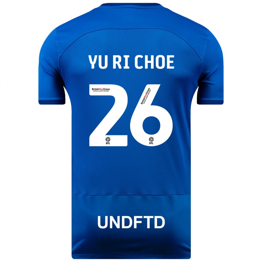 Kinderen Yu-Ri Choe #26 Blauw Thuisshirt Thuistenue 2023/24 T-Shirt België