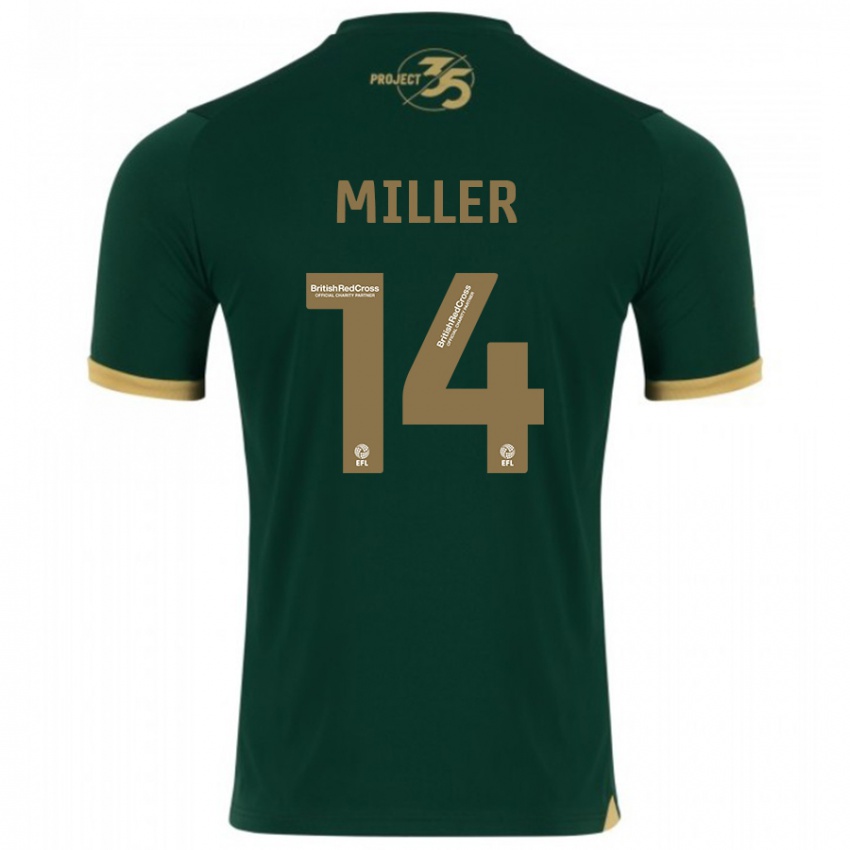 Kinderen Mickel Miller #14 Groente Thuisshirt Thuistenue 2023/24 T-Shirt België