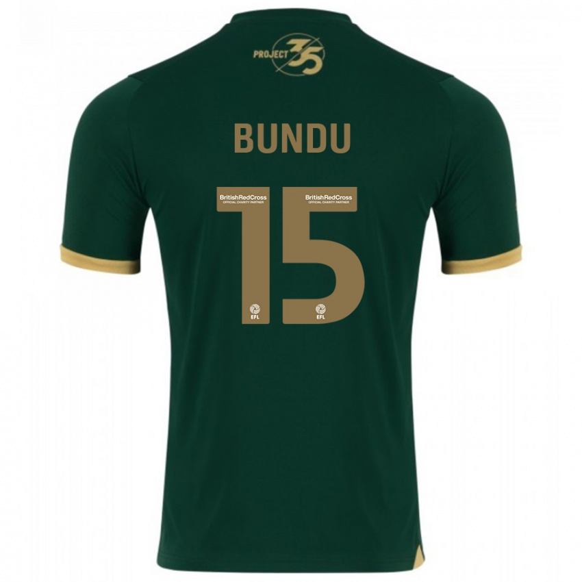 Kinderen Mustapha Bundu #15 Groente Thuisshirt Thuistenue 2023/24 T-Shirt België