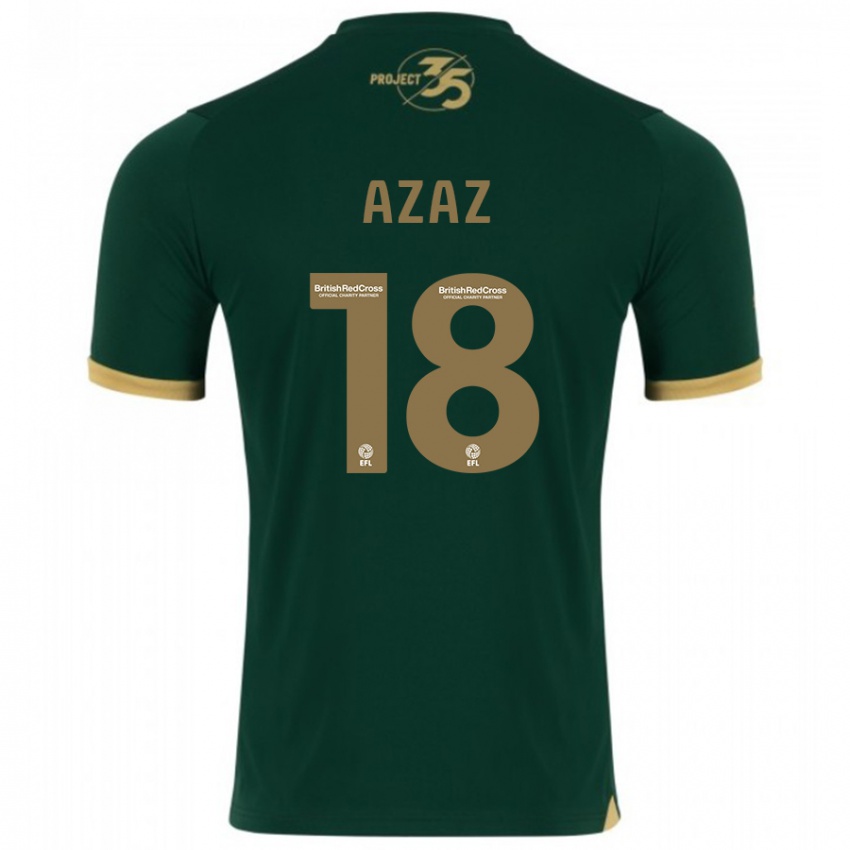 Kinderen Finn Azaz #18 Groente Thuisshirt Thuistenue 2023/24 T-Shirt België