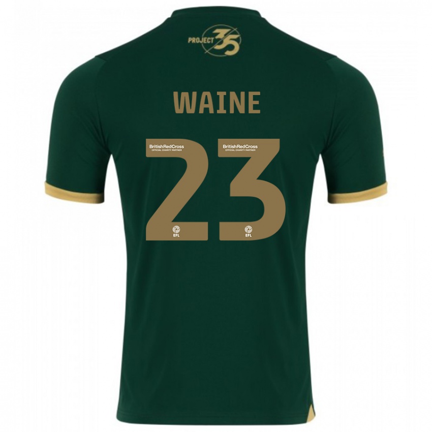 Kinderen Ben Waine #23 Groente Thuisshirt Thuistenue 2023/24 T-Shirt België